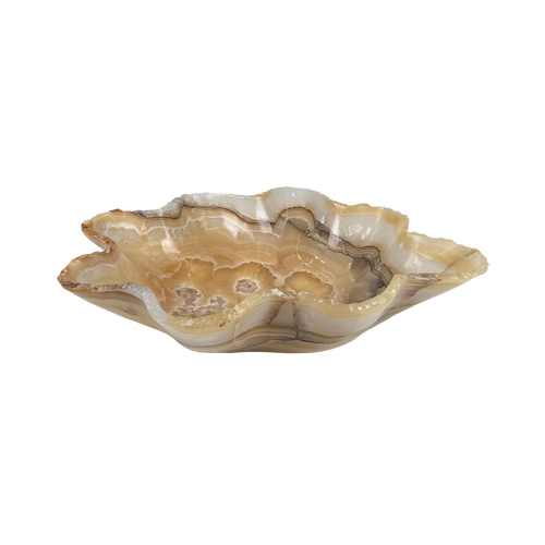 Calcite onyx bowl 490 × 140 × 400 mm