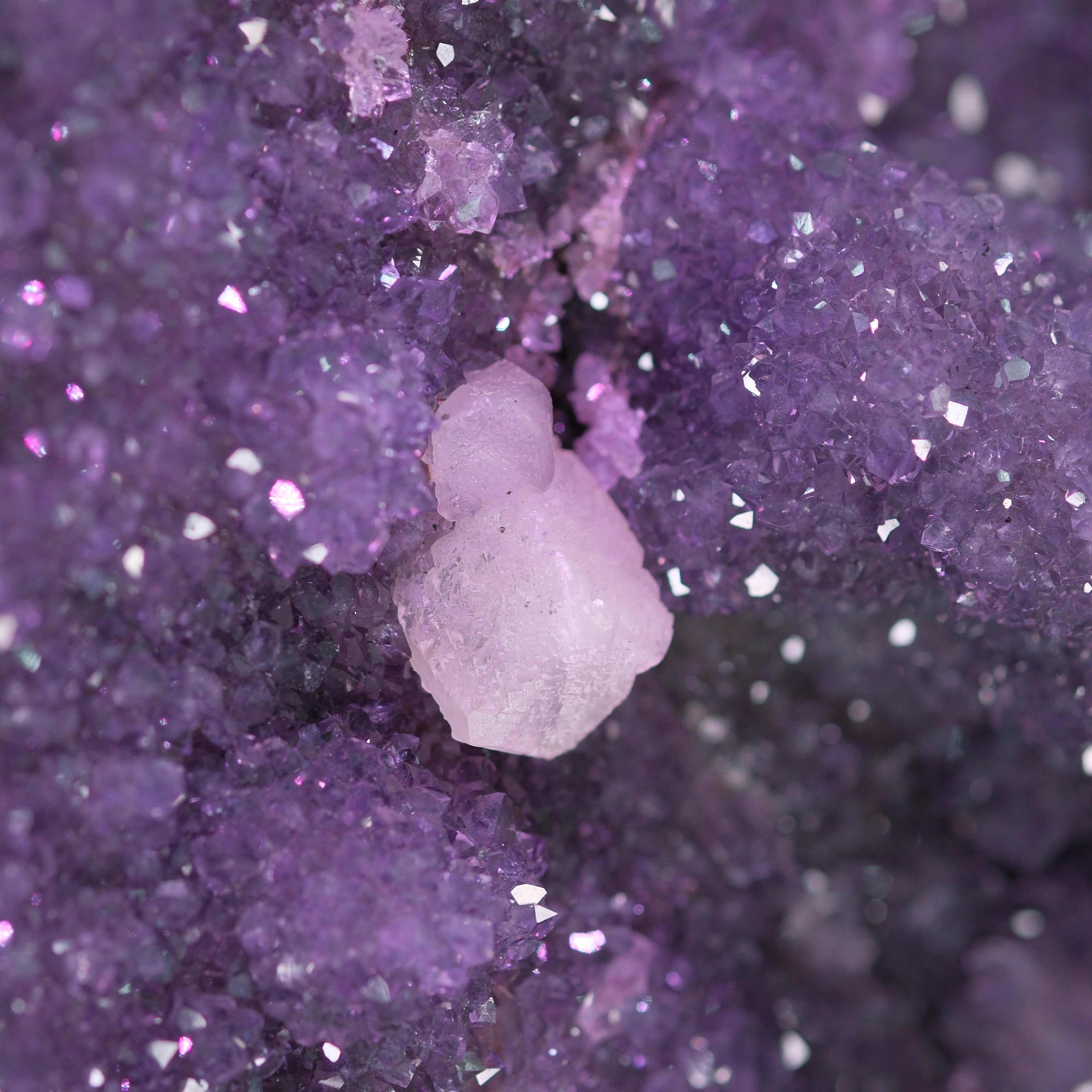The Violet Snowfall Amethyst