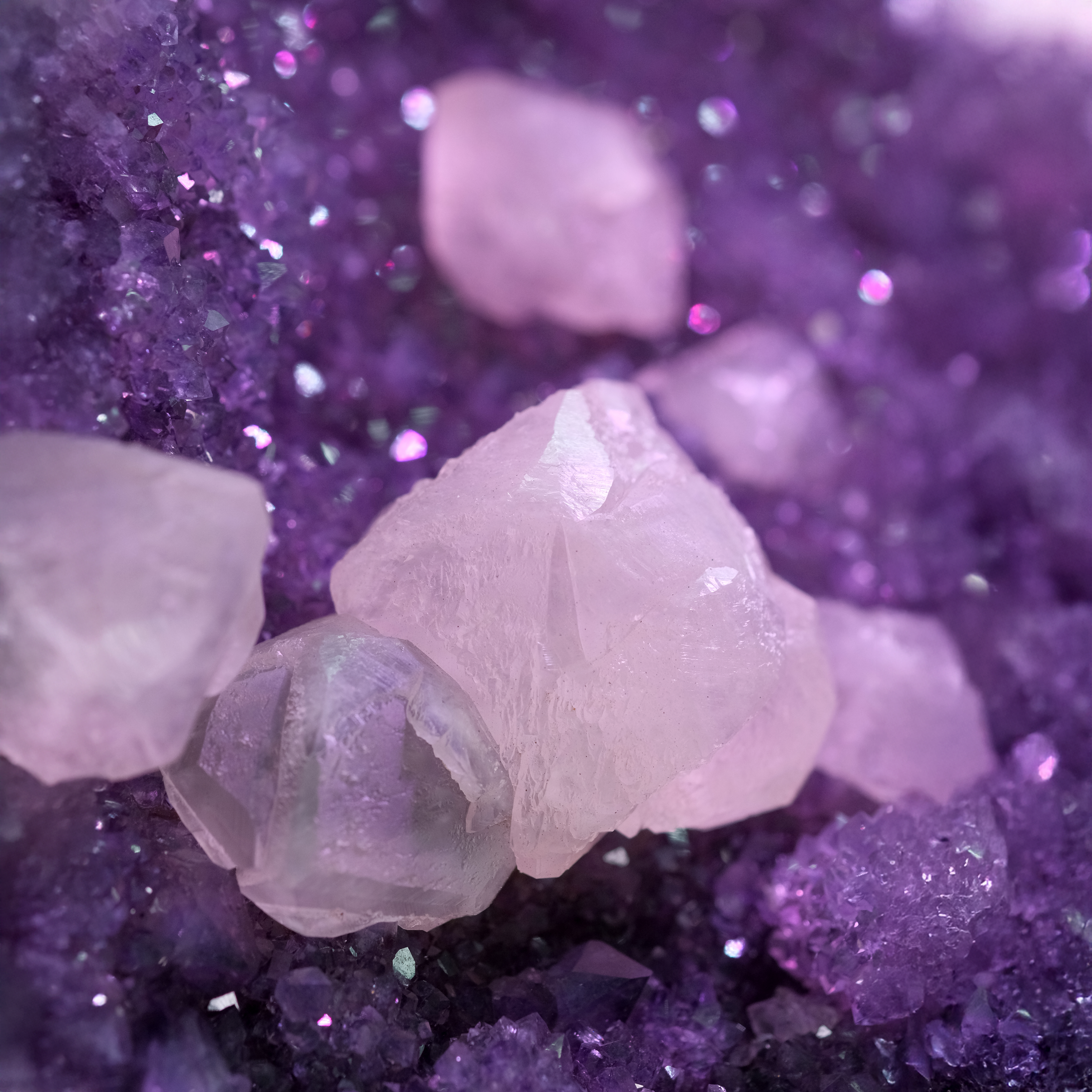 The Violet Snowfall Amethyst