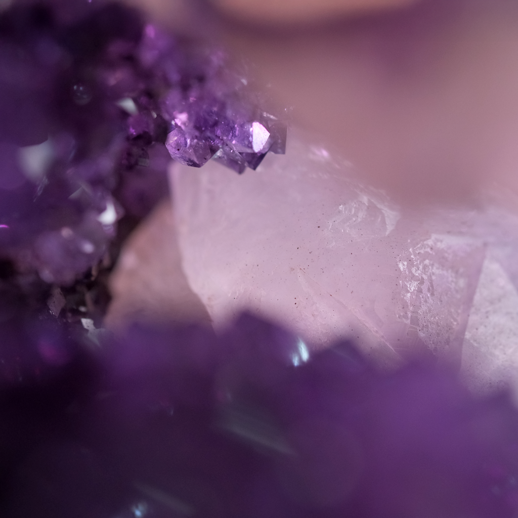 The Violet Snowfall Amethyst