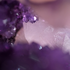 The Violet Snowfall Amethyst