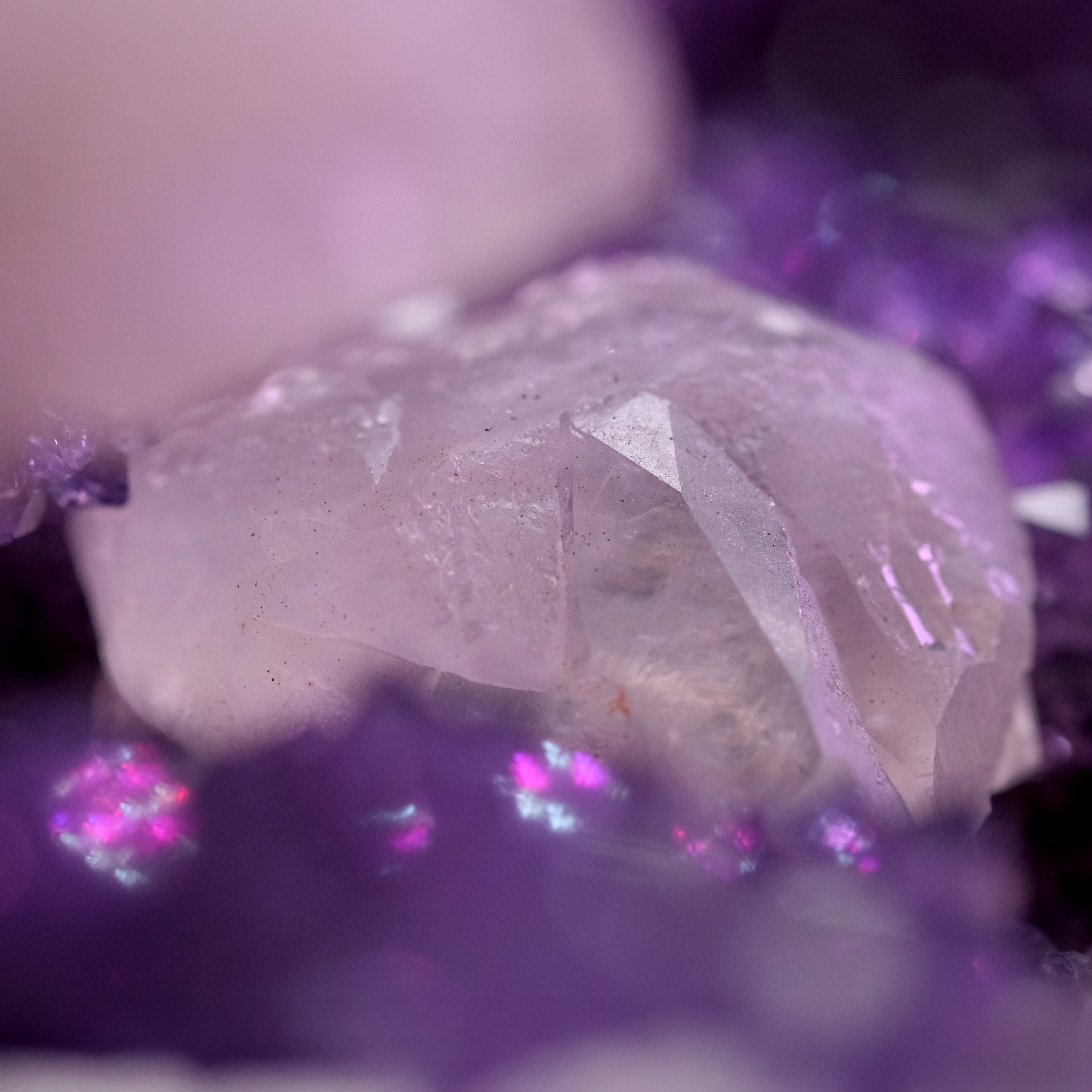 The Violet Snowfall Amethyst