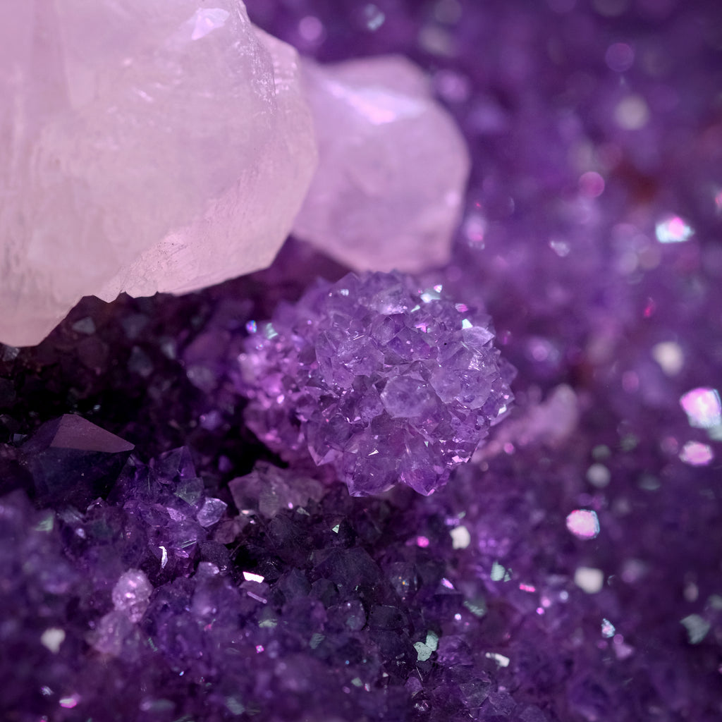 The Violet Snowfall Amethyst
