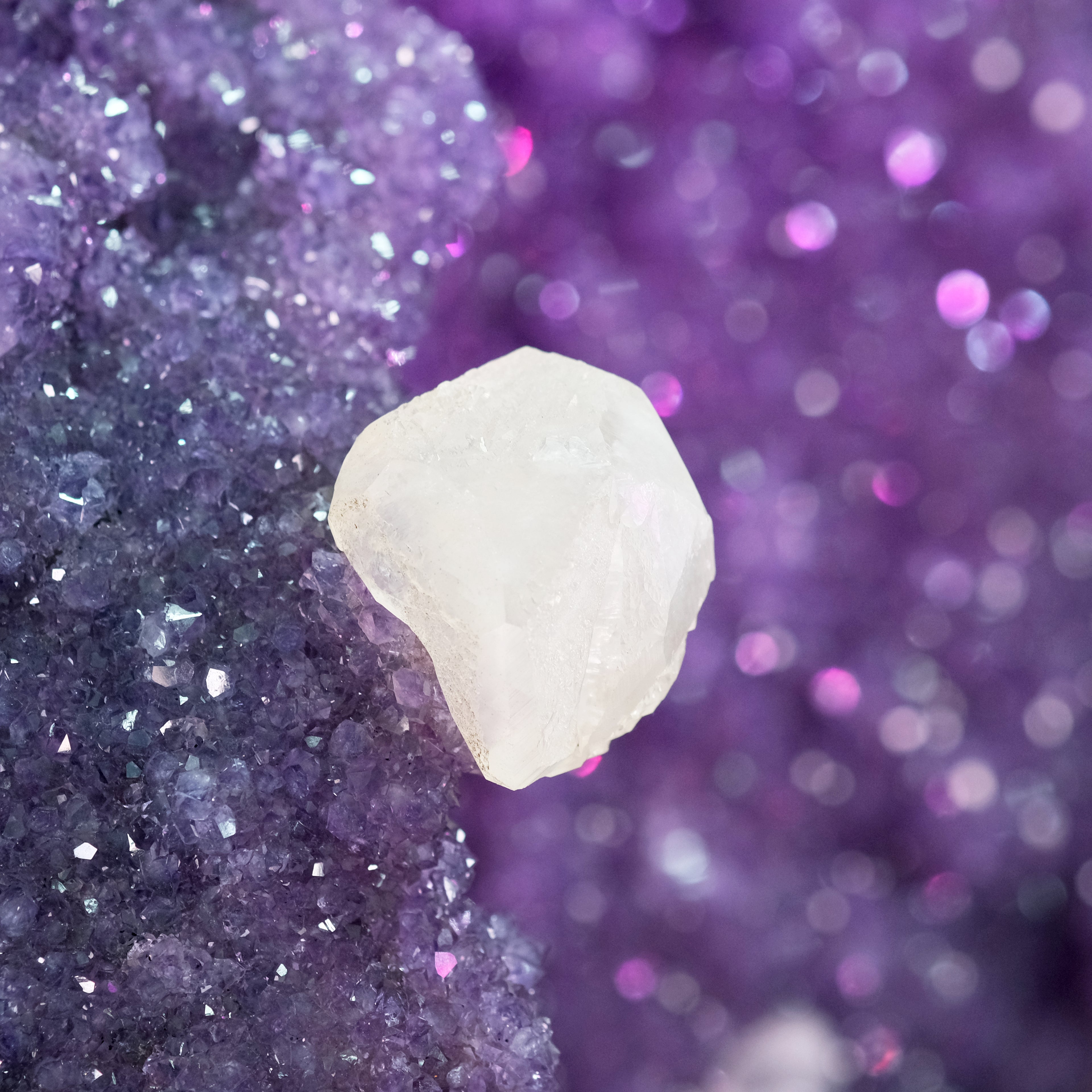The Violet Snowfall Amethyst