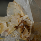 The Golden Veil Quartz Cluster