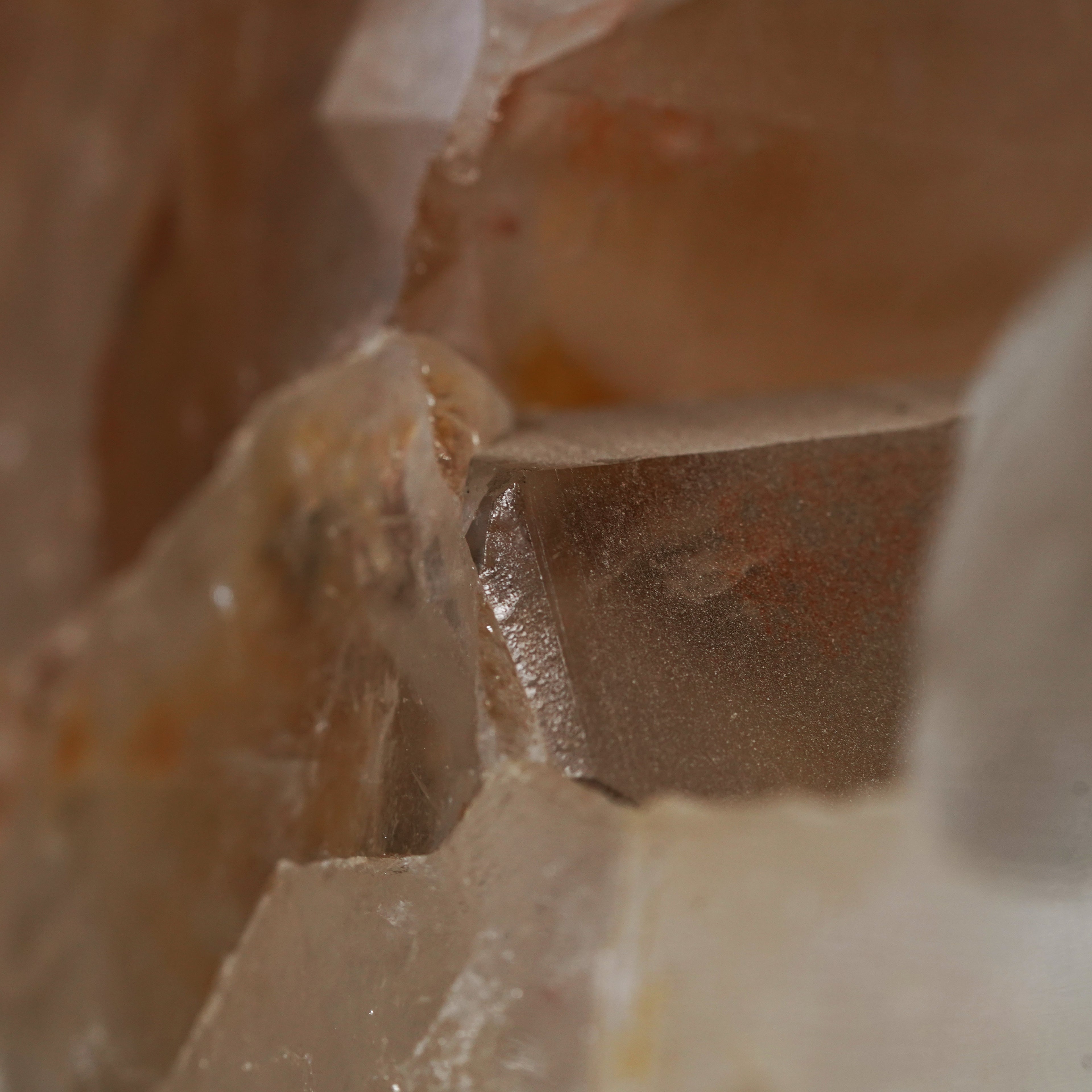 The Golden Veil Quartz Cluster