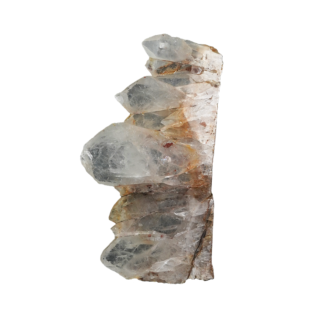 The Amber Crown Quartz Cluster