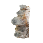 The Amber Crown Quartz Cluster