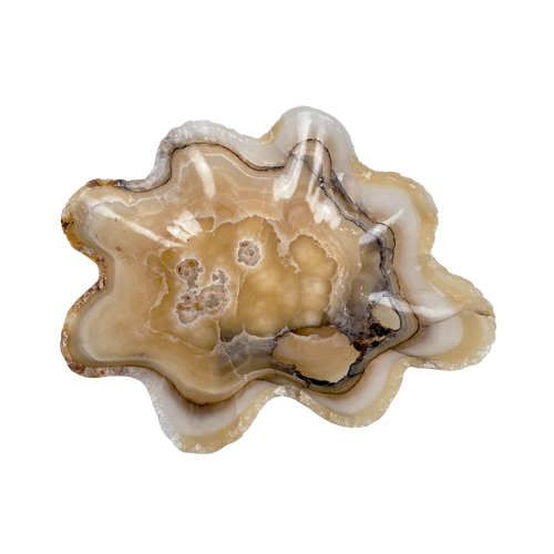 Calcite onyx bowl 490 × 140 × 400 mm